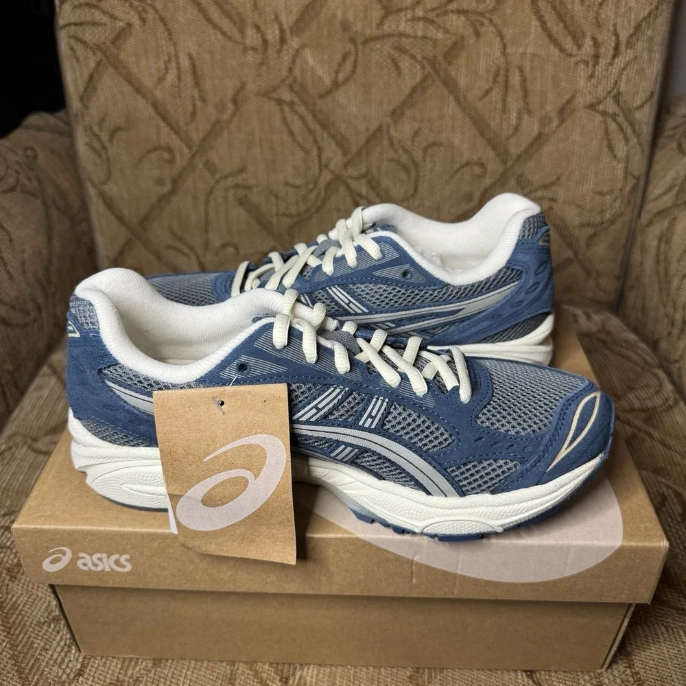 ASICS Gel‎ Kayano 14 Mens 7 Womens 8.5 Dark Pewter Seal Grey 1201A161-029 Shoes - Picture 2 of 8